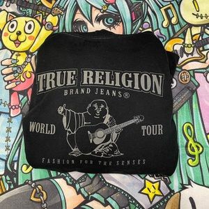 True religion jeans zip up jacket